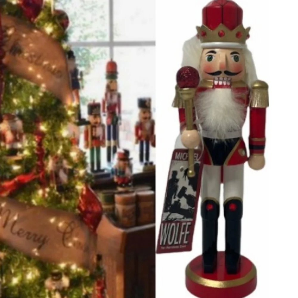 Michael Wolfe Designer Christmas Nutcracker Collectors Collectible Nutcracker